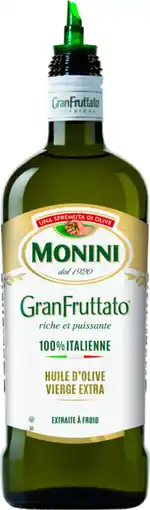 Auchan Monini huile d'olive vierge extra gran fruttato monini offre