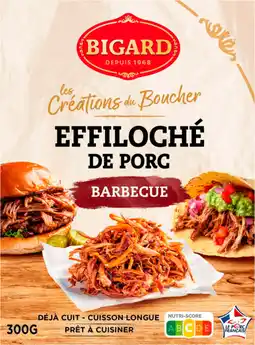 Auchan Supermarché Bigard effiloché de porc cuit bigard offre