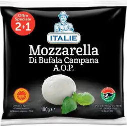Auchan Supermarché Sans marque mozzarella di bufala campana aop offre