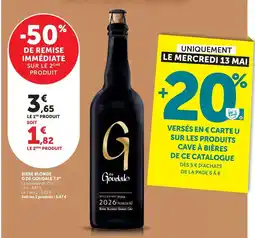 U Express La goudale - biere blonde 7,9° offre