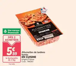 Promocash EN CUISINE Allumettes de lardons fumés offre