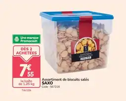 Promocash SAXO Assortiment de biscuits salés offre