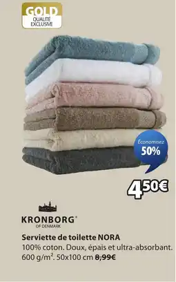 JYSK NORA Serviette de toilette offre
