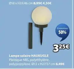 JYSK HAUKUGLE Lampe solaire offre