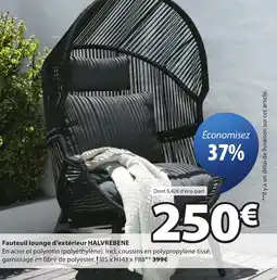 JYSK HALVREBENE Fauteuil lounge d'extérieur offre