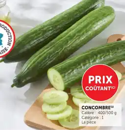 Maximarché Concombre offre