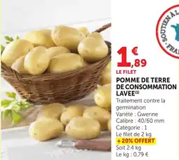 Maximarché Pomme de terre de consommation lavee offre