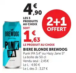Maximarché Biere blonde brewdog offre