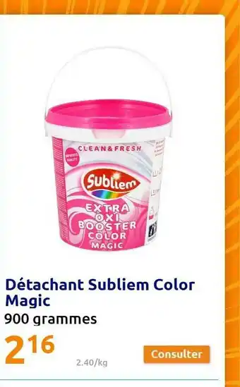 Action Détachant Subliem Color Magic offre