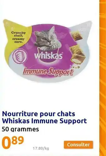 Action Nourriture Pour Chats Whiskas Immune Support offre