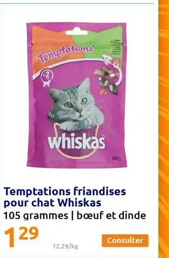Action Temptations Friandises Pour Chat Whiskas offre