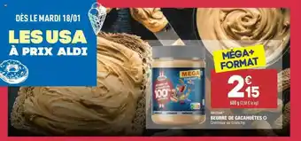ALDI Beurre De Cacahuètes Arizona offre