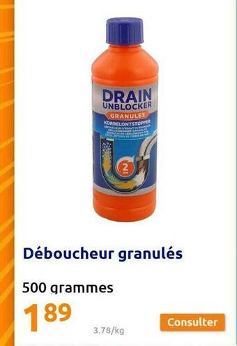 Action Déboucheur Granulés offre