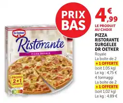 Maximarché Pizza ristorante surgelee dr oetker offre