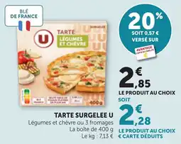 Maximarché Tarte surgelee u offre