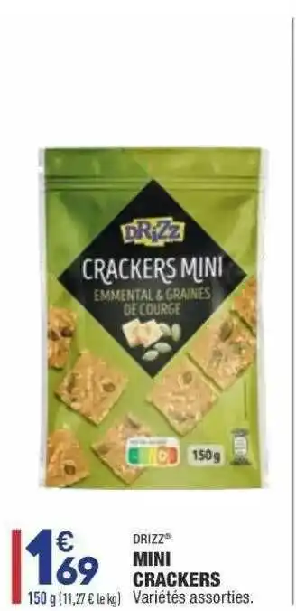 ALDI Mini Crackers Drizz offre