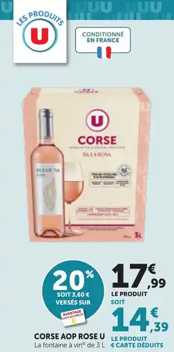 Maximarché Corse aop rose u offre