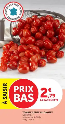 Maximarché Tomate cerise allongee offre