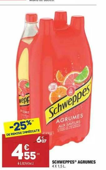 ALDI Schweppes Agrumes offre
