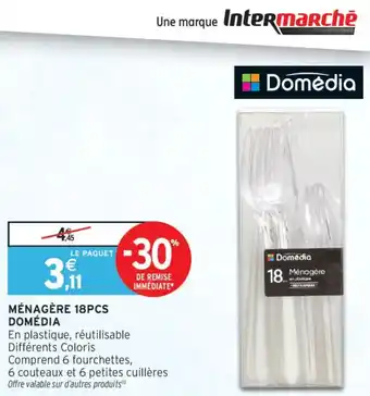 Ménagère 18pcs domédia