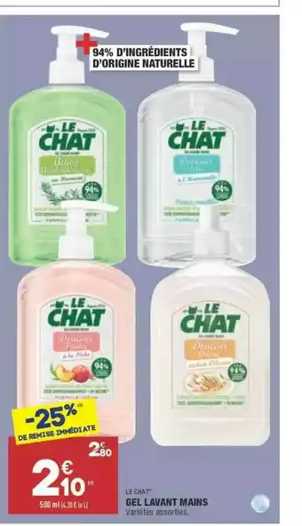 ALDI Gel Lavant Mains Le Chat offre