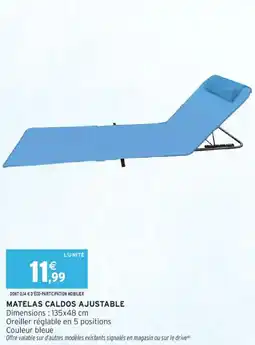 Intermarché Matelas caldos ajustable offre