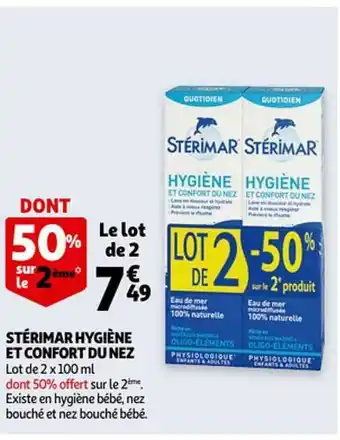 Auchan Stérimar Hygiène Et Confort Du Nez offre