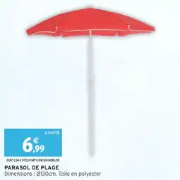 Intermarché Parasol de plage offre