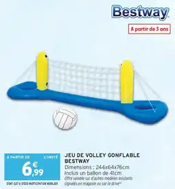 Intermarché Jeu de volley gonflable bestway offre