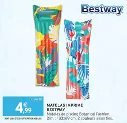 Intermarché Matelas imprime bestway offre