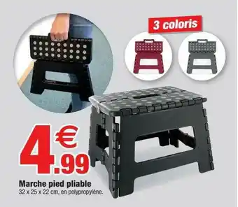 Bazarland Marche Pied Pliable offre