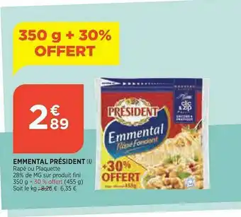 Bi1 Emmental Président offre