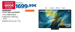Costco SAMSUNG Tv 65 65s95f offre