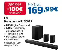 Costco LG Barre de son 5.1 s60tr offre