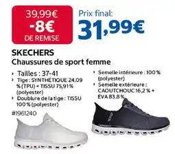 Costco SKECHERS Chaussures de sport femme offre