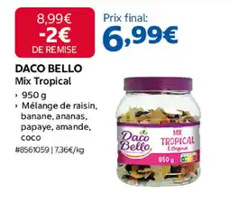 Costco Daco bello mix tropical offre