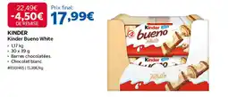 Costco Kinder bueno white offre
