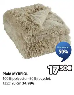 JYSK MYRFIOL Plaid offre