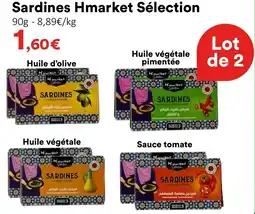 Hmarket Sardines Hmarket Sélection offre