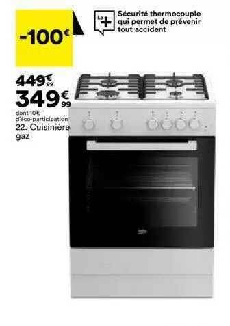 BUT Cuisinière Gaz offre