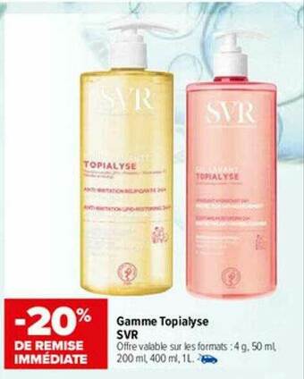 Carrefour Gamme Topialyse Svr offre