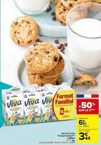 Carrefour Lait U.h.t. Viva offre