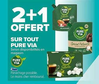 Carrefour Pure Via offre