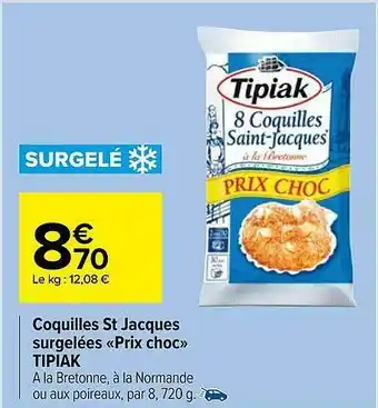 Coquilles St Jacques Surgelées