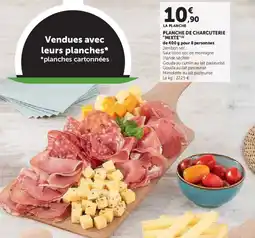 U Express Planche de charcuterie mixte offre