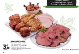 U Express Les viandes froides offre