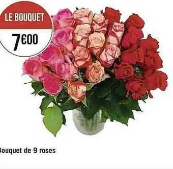 Bouquet De 9 Roses