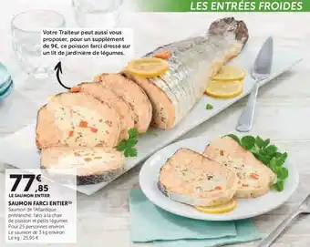 Saumon farci entier