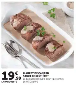 U Express Magret de canard sauce forestière offre
