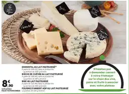 U Express Emmental au lait pasteurisé offre